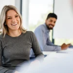 women talking image